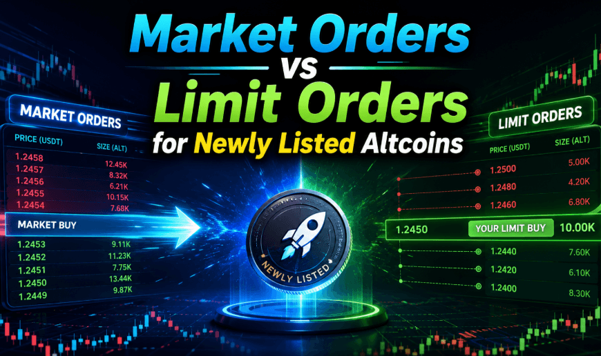 Market Orders vs Limit Orders for Newly Listed Altcoins: Which Should You Use?